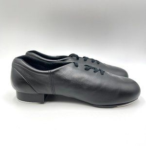 11.5W 11.5 WIDE Capezio Flex‎ Master Mastr CG16 Black Leather Tap Dance Shoes